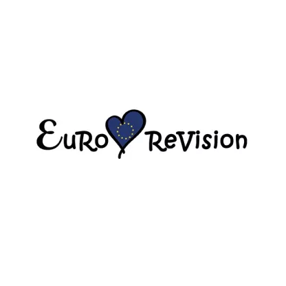 Eurovision logo with text EuroRevision and the EU flag